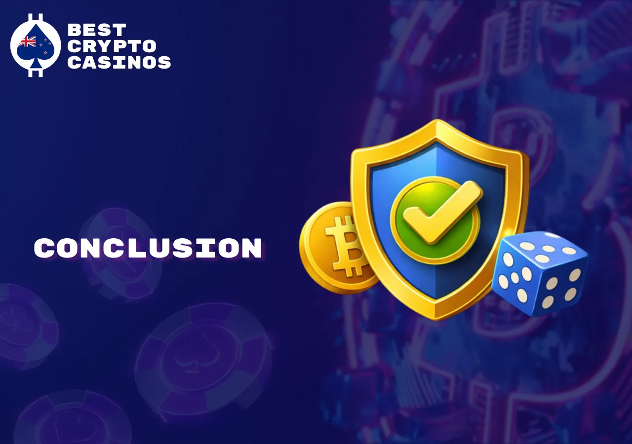 Final overview of crypto casinos with key advantages and recommendations.